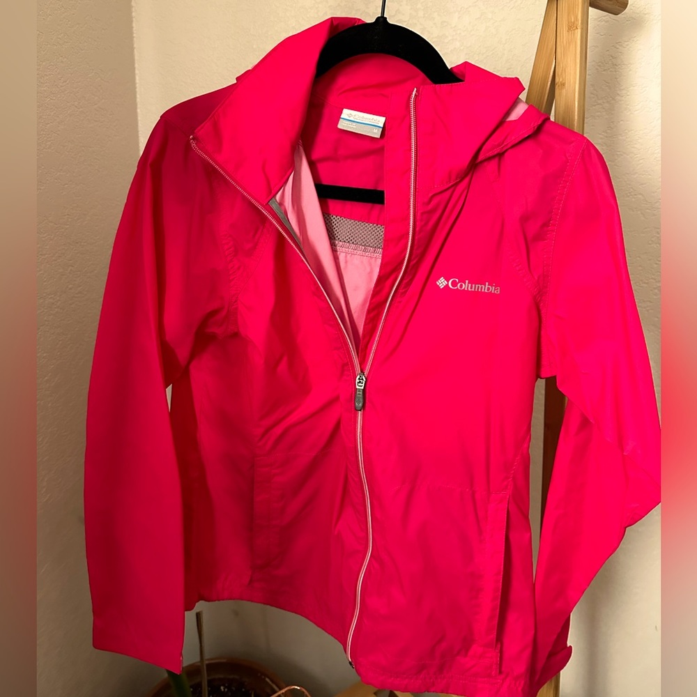 Pink Columbia Rain Jacket
